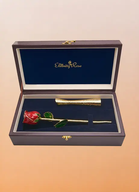 Rose and vase set